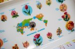 画像2: ナショナルフラワートレイ　ハイライン　サンセイ工業　世界の花　TA167 (2)