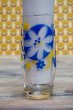 画像4: 東洋ガラス　DECORATED　レトロポップブルーグラス　花柄　G761 (4)