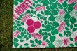 画像4: 昭和レトロ包装紙　昔の包装紙　ハチミツ　BEE HONEY　蜂　花　グリーン＆ピンク　KF104 (4)