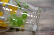 画像7: レトロポップ　イエロー　グラデーショングリーン　花柄グラス　タンブラー　百合　G324 (7)