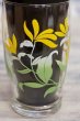 画像5: レトロポップ　イエロー　グラデーショングリーン　花柄グラス　タンブラー　百合　G324 (5)