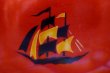 画像5: 赤いアルミの菜入れ　帆船　弁当箱　S61 (5)