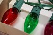 画像6: 東京クリスマスユニオン電気　各球全点滅　ウイングボール　5COLOR 25BALL　クリスマスイルミネーション　レトロ電飾ライト　ガラス球　５色　２５球　特大サイズ　SD696 (6)