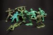 画像1: 昭和玩具★おもちゃの兵隊セット　大　8体　ミリタリー　ジオラマ　OM523 (1)