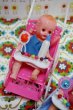 画像6: 昭和の玩具★赤ちゃんベビーカーセット　ガラガラ　ヴィンテージ人形　各色　OM553 (6)