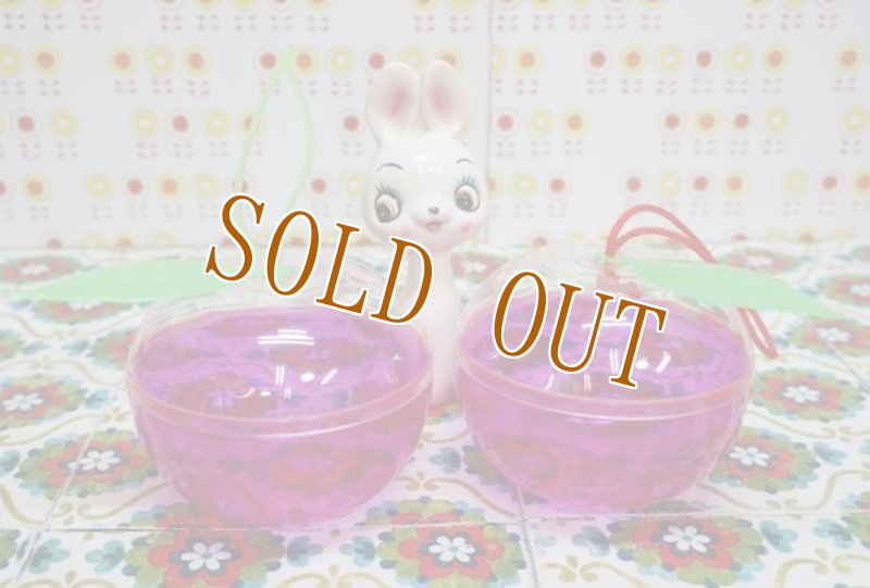 画像1: 在庫限り★りんごの形の可愛いプラスチックケース★おもちゃ容器　宝物入れにも♪2種　OM561 (1)