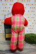 画像6: 昭和レトロな抱き人形　鳴き人形　赤ちゃん　ピンクチェック　赤スタイ　デッドストック　OM601 (6)