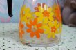 画像3: M-TAKA　ガラスジャー　カラフェ　水差しピッチャー　オレンジ花柄　PG61 (3)