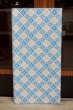 画像3: 昭和レトロ包装紙　青い花　ブルー　フラワー柄　KF155 (3)
