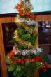 画像10: 昭和レトロなクリスマスツリーセット　90cm　プラスチックツリー　オーナメント　20球ライト付き　SD845 (10)