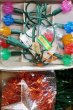 画像3: 映画とんび使用　昭和レトロなキラキラのクリスマスツリーセット　メッキツリー　オーナメント　10球電飾ライト付き　90センチ SD848 (3)