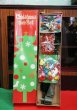 画像1: 映画とんび使用　昭和レトロなキラキラのクリスマスツリーセット　メッキツリー　オーナメント　10球電飾ライト付き　90センチ SD848 (1)