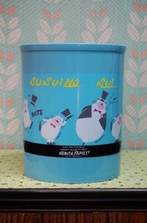 あひるのペックル　ダストボックス　ゴミ箱　サンリオ　旧ロゴ　1991年製　レア あひるのペックル ダストボックス ゴミ箱 サンリオ 旧ロゴ 1991
