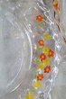 画像2: NARUMI　COOKMAMMY　ナルミ　クックマミー　耐熱ガラス　ガラスパイ皿　花柄　１枚　15cm　B101 (2)