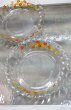 画像1: NARUMI　COOKMAMMY　ナルミ　クックマミー　耐熱ガラス　ガラスパイ皿　花柄　１枚　15cm　B101 (1)
