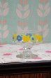 画像6: アイスクリームカップ　デザートグラス　ポップ花柄　ブルー　グリーン　GU143 (6)