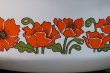 画像3: レトロポップ　オレンジ蓋の両手鍋　花柄　20cm　つまみ違い各種　HN157 (3)