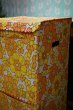 画像2: ビニール収納ケース　花柄　レトロポップ　70年代　2段ボックス　デッドストック　KG670 (2)