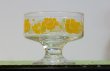 画像4: 佐々木ガラス　アイスクリームカップ　デザートカップ　パフェグラス　イエロー花柄　GU89 (4)