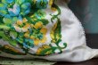 画像5: レトロポップ　花柄　ブーケ　クリーム系　クッションカバー　座布団カバー　1枚　NS475 (5)