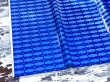 画像5: レトロ包装紙　サクラ印の包装紙　幾何学星柄　青水色　1枚　　KF258 (5)