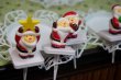 画像4: クリスマスワンダフルサンタチーム　ケーキトッパー　6個セット　K399 (4)