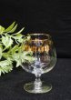 画像1: ミニコブレット　金縁　花柄　ワイングラス　GL81 (1)