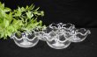 画像2: フリルデザインのガラスの小鉢　ガラスの器　小皿　セット各種　ナッツに。　GUS280 (2)
