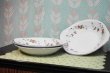画像6: かれんな花柄の洒落たカレー　シチュー皿　ヴィンtゲージ食器　３枚セット　SS190 (6)