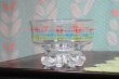 画像2: アイスクリームカップ　デザートグラス　ファンシーリボン　パフェグラス　1個　GU198 (2)