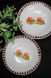 画像6: ストーンウェア　チューリップのペアプレート　花柄　カレー皿に♪　SS196 (6)