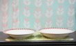 画像5: ストーンウェア　チューリップのペアプレート　花柄　カレー皿に♪　SS196 (5)