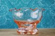 画像3: ピンクガラスのアイスクリームカップ　デザートグラス　丸　フリル　1個　各種　GU213 (3)