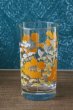 画像8: 大きなオレンジの花柄グラス　タンブラー　グラデーション　芥子　G467 (8)