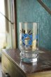 画像4: ADERIA　アデリア　青い小花柄グラス　タンブラー　ゴールド　GL125 (4)