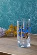 画像3: ADERIA　アデリア　青い小花柄グラス　タンブラー　ゴールド　GL125 (3)