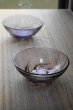 画像7: モダン　太陽のようなガラスの器　薄紫色　色ガラス小鉢　１個　GU229 (7)