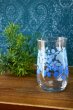 画像4: 佐々木ガラス　まるみくびれグラス　タンブラー　ブルーグラデーション花柄　GL166 (4)