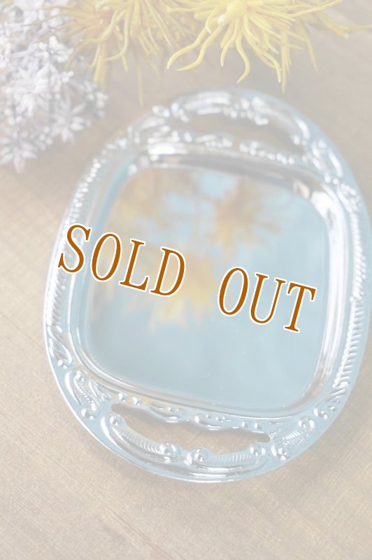 画像2: 純喫茶　ステンレス製ミニプレート　コースターにも　TA457 (2)