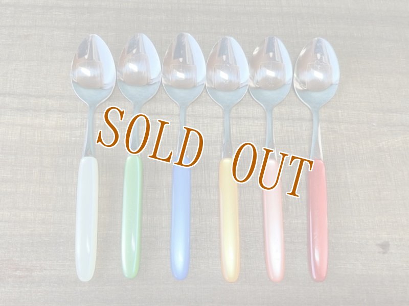 画像4: GM　パール柄　ステンレス製ティースプーン　各種　KT491 (4)