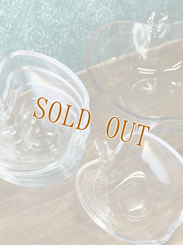 画像3: SOGA　曽我ガラス　アップルガラス器セット　大きなりんごのサラダボウルとりんごたち　GUS323 (3)