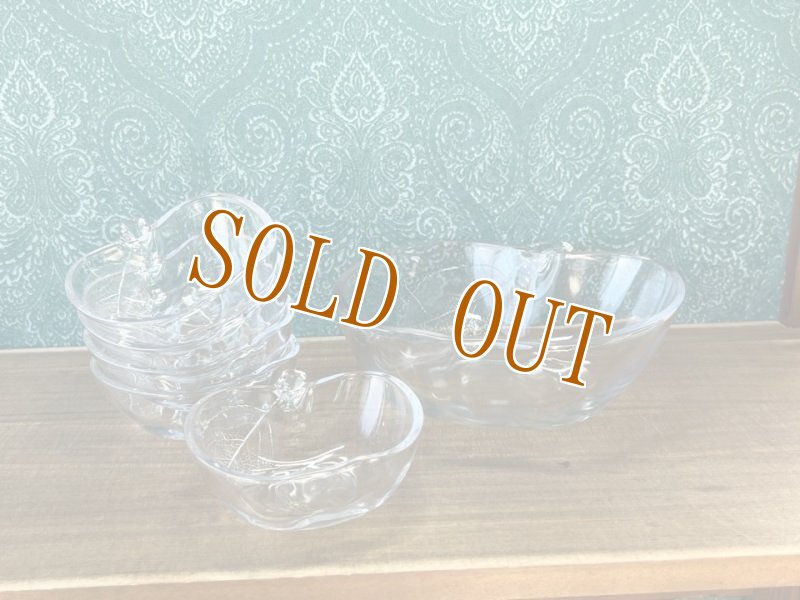 画像5: SOGA　曽我ガラス　アップルガラス器セット　大きなりんごのサラダボウルとりんごたち　GUS323 (5)