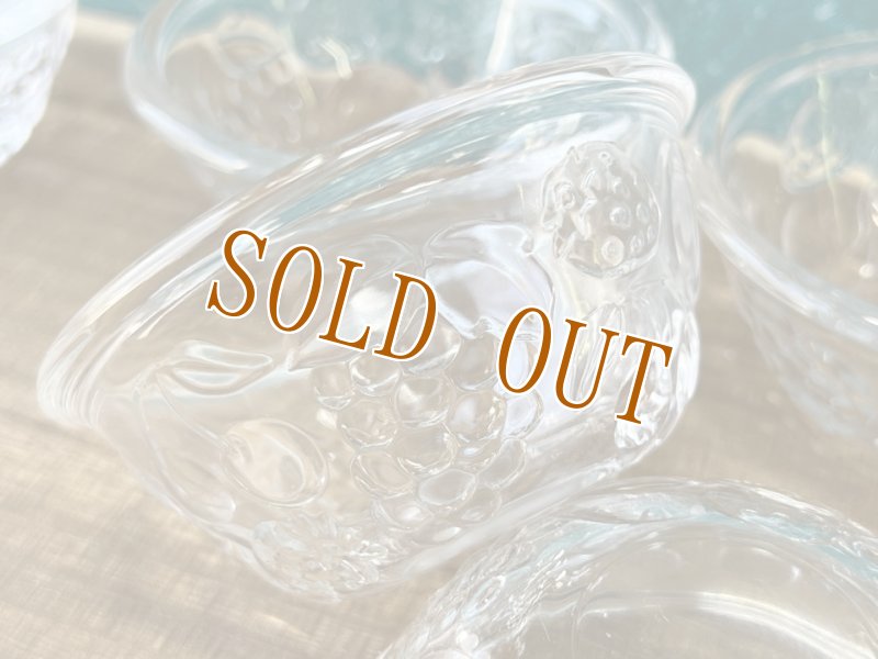 画像3: フルーツ　果物いっぱいのガラスの器　ミニサイズ　ヨーグルト　アイスなどに。5個セット　GUS347 (3)