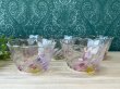 画像6: 色のついた花のガラス器　小鉢セット　GUS353 (6)
