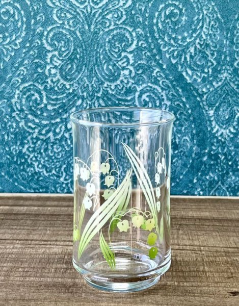 画像1: 鈴蘭のグラス　すずらん　タンブラー　グラデーション　花柄　1個　GL183 (1)