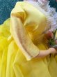 画像6: オルゴール人形　ポーズ人形　黄色ドレス　禁じられた遊び　OM795 (6)