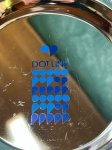 画像6: ツインバードDOTLINE　ステンレス製　卓上トレイ　円形　しずく　ブルー　2枚セット　TA783 (6)