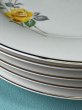 画像6: NORITAKE　ノリタケ　アイボリーチャイナ　RC　黄色い薔薇の花柄プレート　5枚セット　ディナー皿26.5cm　N447 (6)