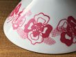 画像6: レトロポップ　ピンク花柄茶碗　MATSUNO　CW50 (6)