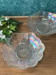 画像1: レインボーガラス小鉢　お花型　2個セット　GUS387 (1)
